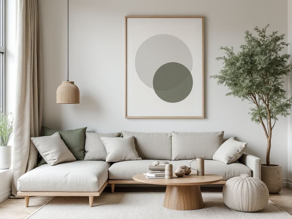 Color palettes or room settings with these tones